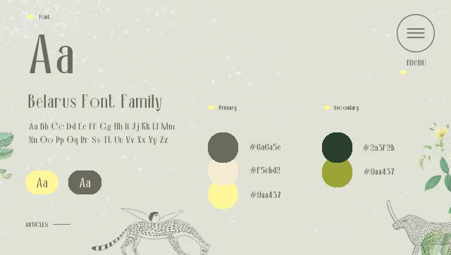 設計心情版:字體、顏色