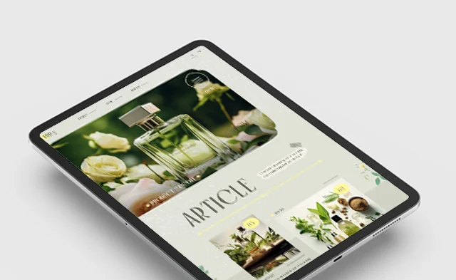 用來解說視覺設計吸引力的編排demo